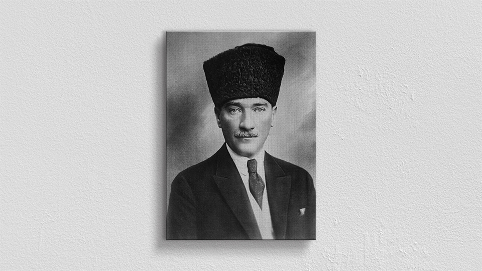 Atatürk Portre Kanvas Tablo