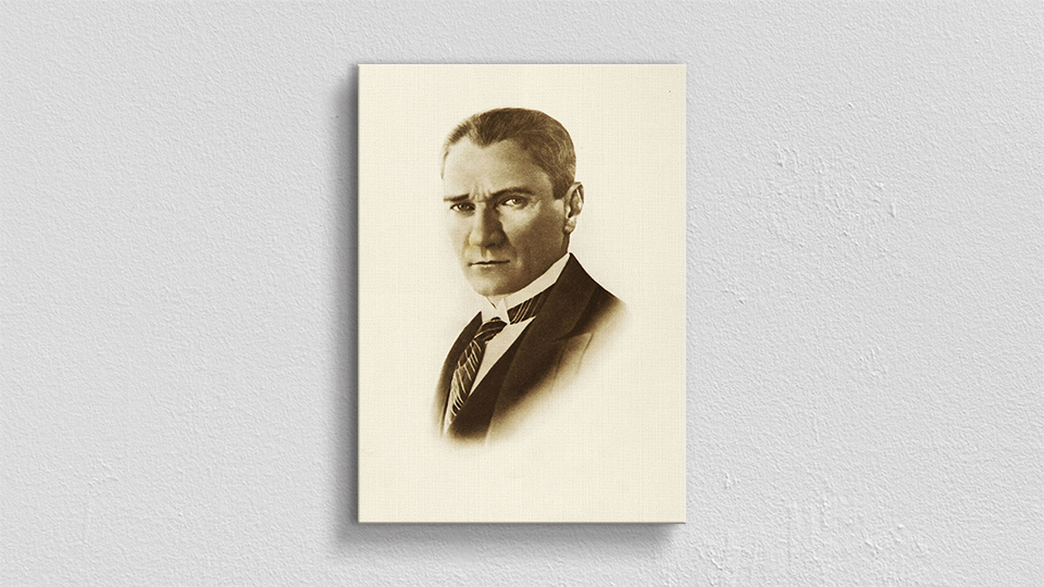 Atatürk Portre Kanvas Tablo