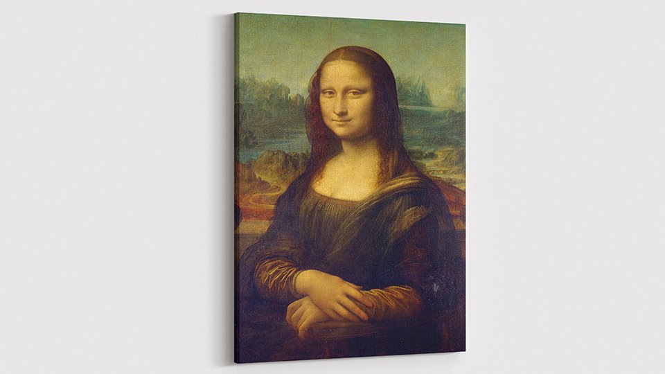 Leonardo da Vinci Mona Lisa Kanvas Tablo