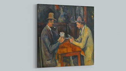 Paul Cezanne Kağıt Oynayanlar Kanvas Tablo